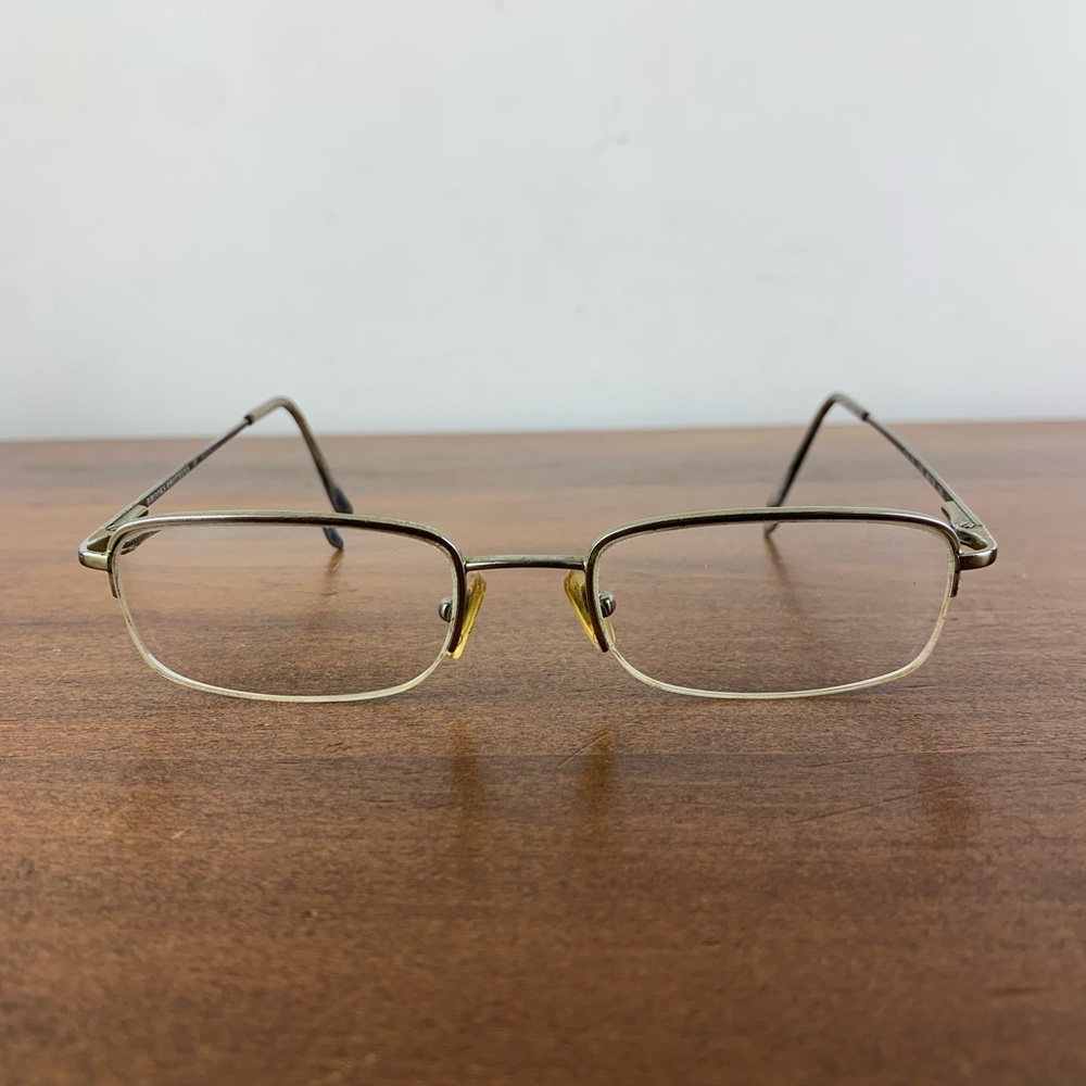 Brooks Brothers Eyeglasses BB335 1150 Gray Rectangular 49-19-135 FRAMES ONLY
